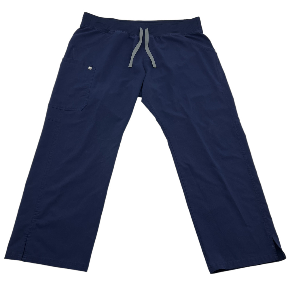 FIGS Technical Collection Kade Cargo Scrub Pants Navy Blue Small XL P